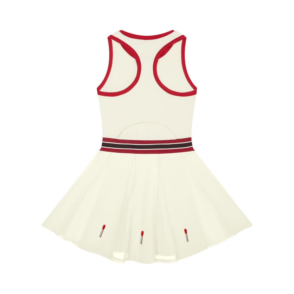 Women's Color Block A-Line Sleeveless Dress