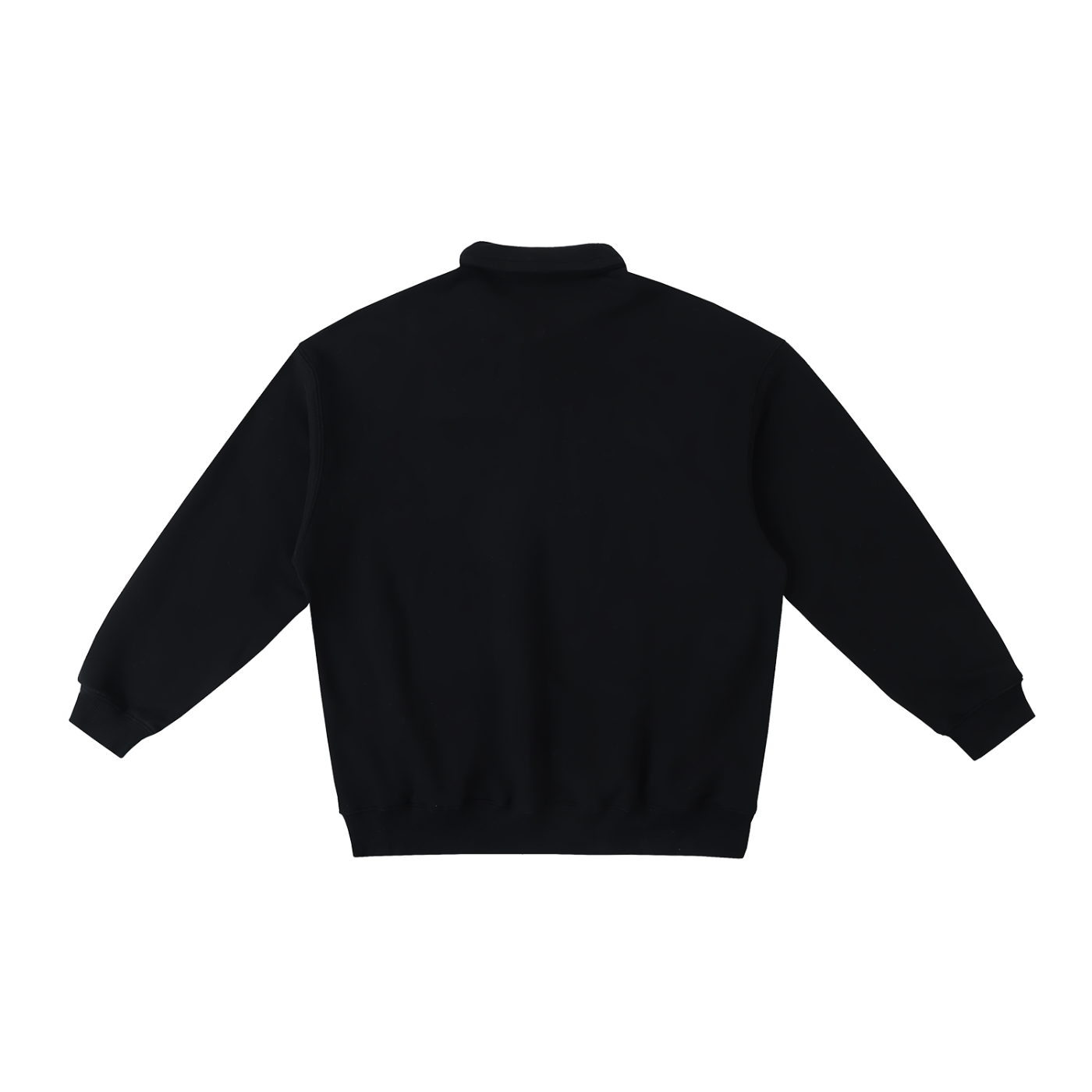 LW 123 Heavyweight Polo-Collar Sweatshirt