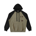 Color-Block Raglan Sleeve Hoodie
