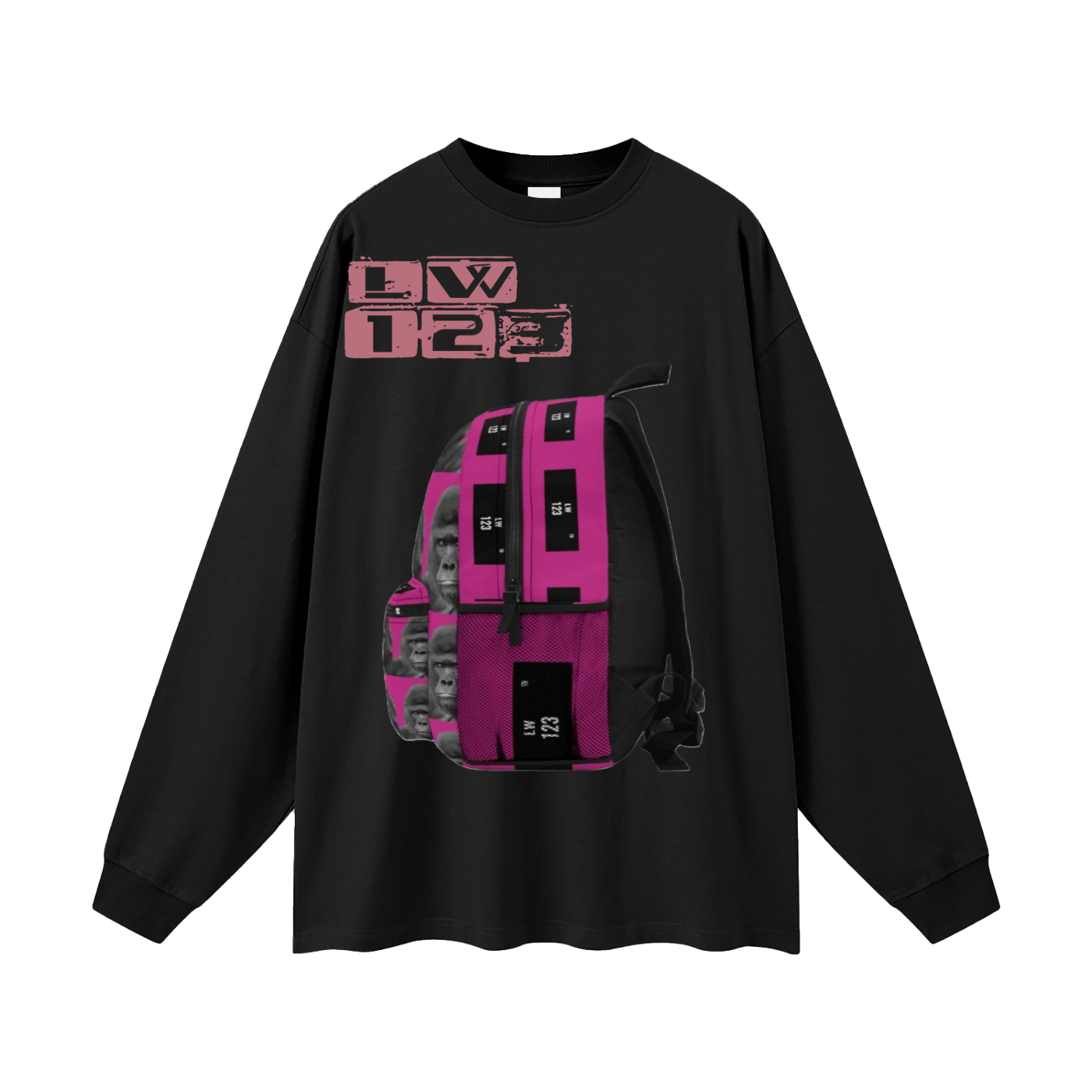 Oversized Unisex Long Sleeve T-Shirt