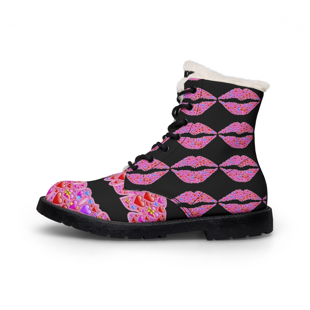 LW 123 Women's Fur and Leather Boots