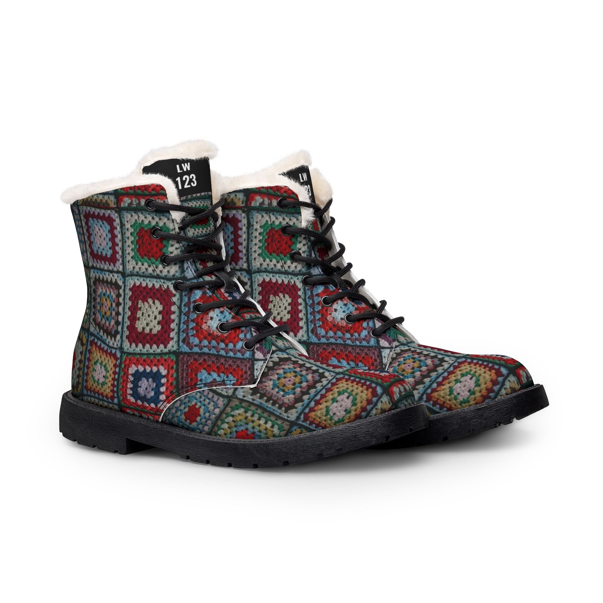 LW 123 Women's Fur and Leather Boots