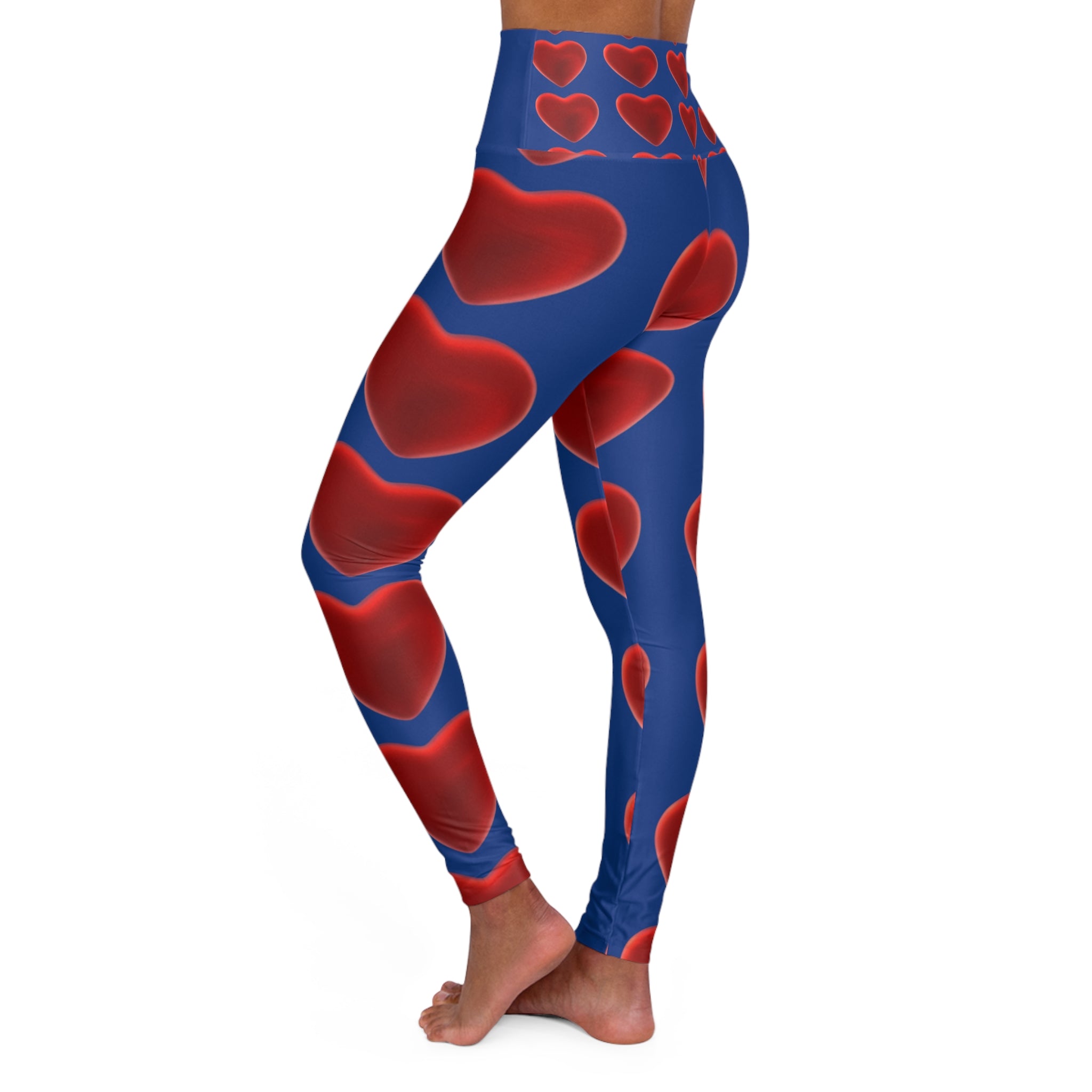 LW 123 High Waisted Yoga Leggings (AOP)