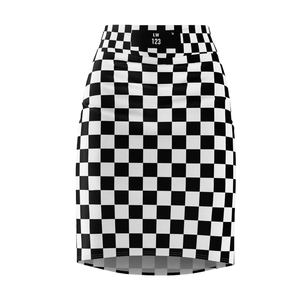 LW 123 Women's Pencil Skirt (AOP)