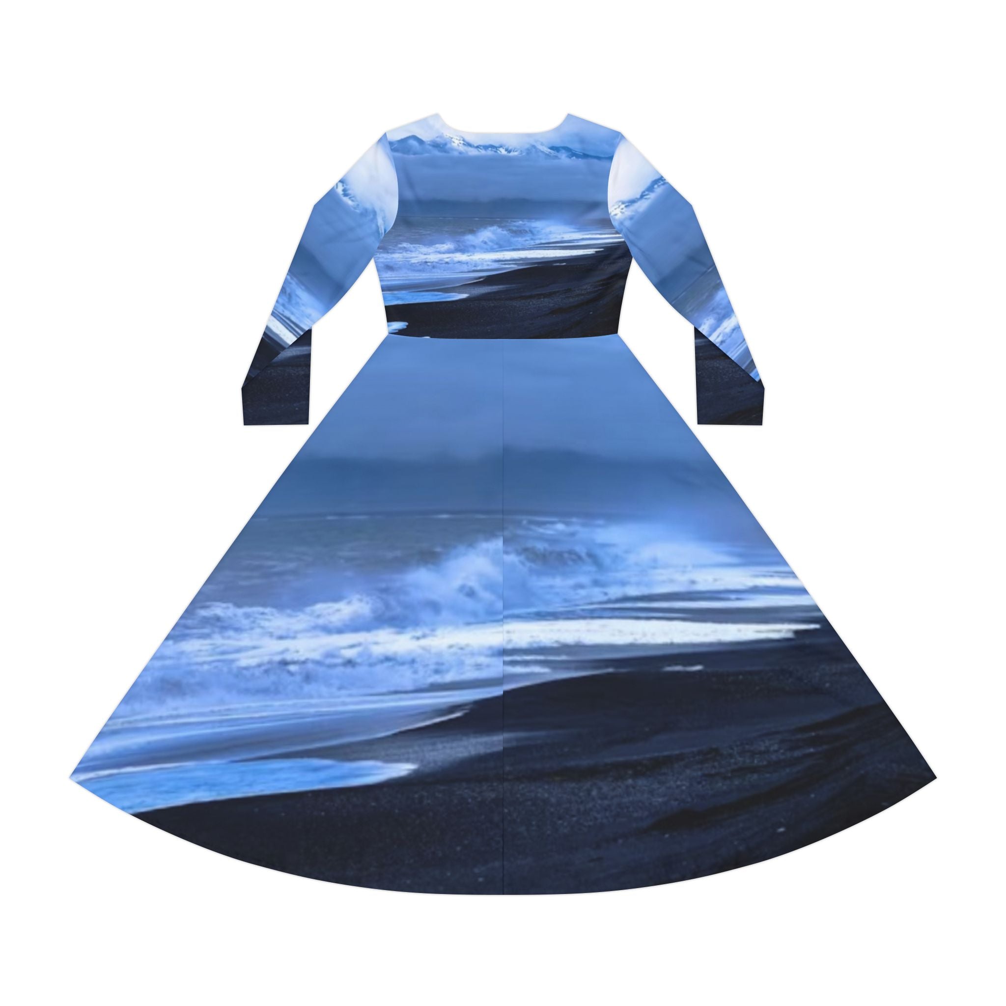 LW 123 Women's Long Sleeve Dance Dress (AOP)