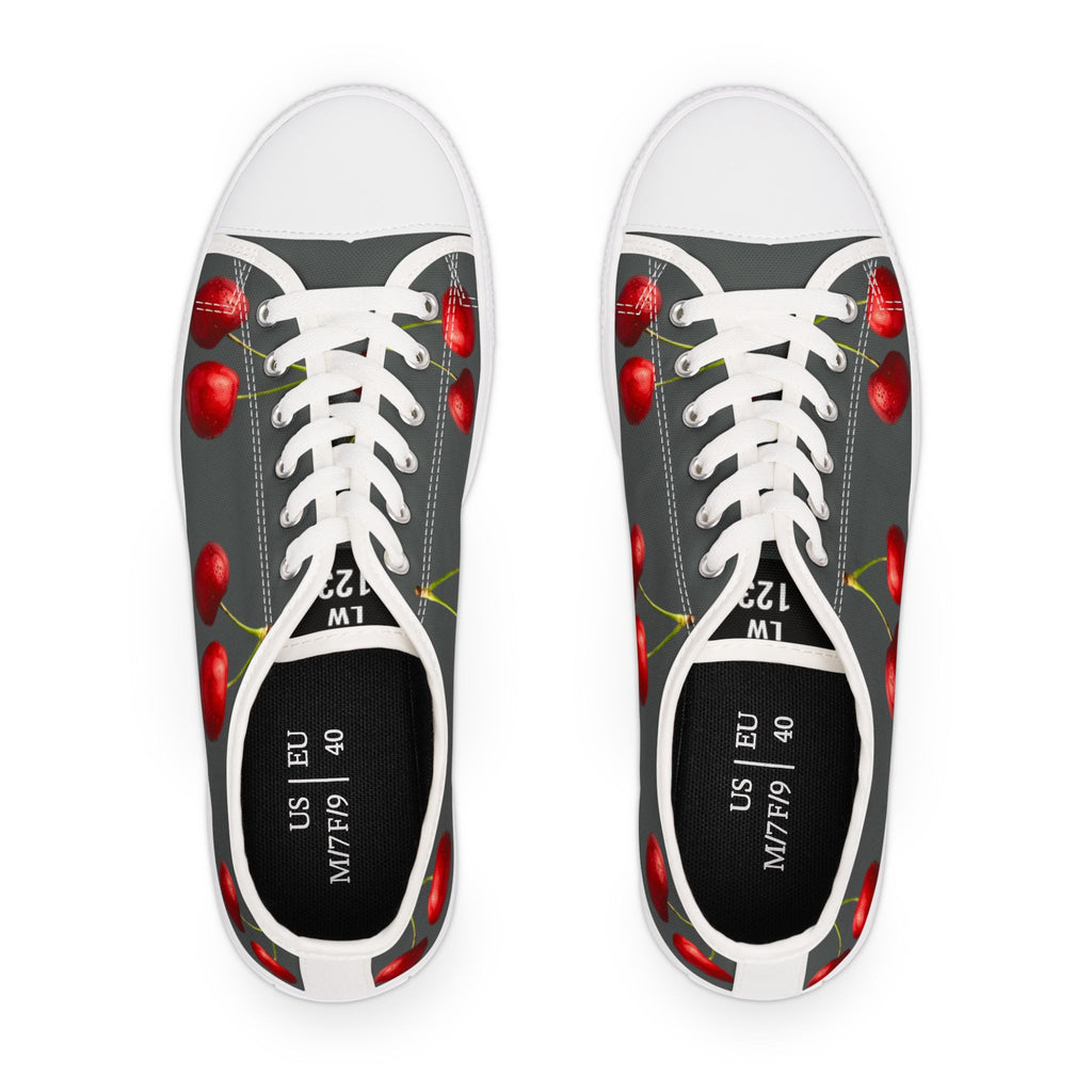 LW 123 Cherry Women's Low Top Sneakers