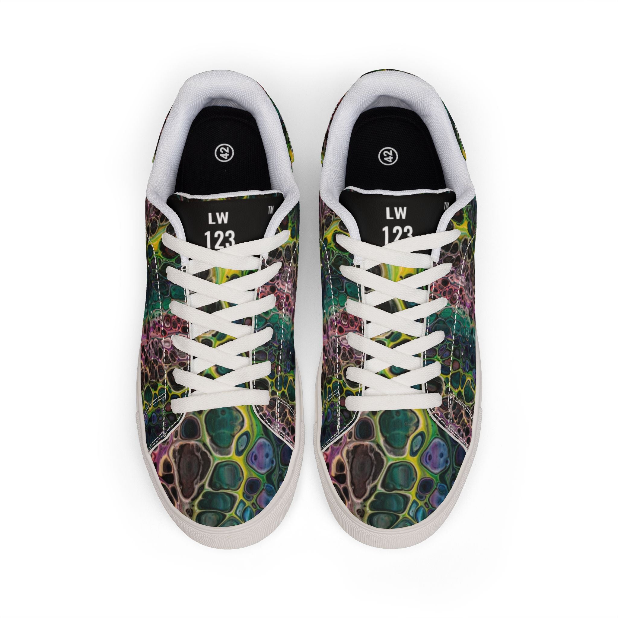 LW 123 Women's Low-Top Leather Sneakers