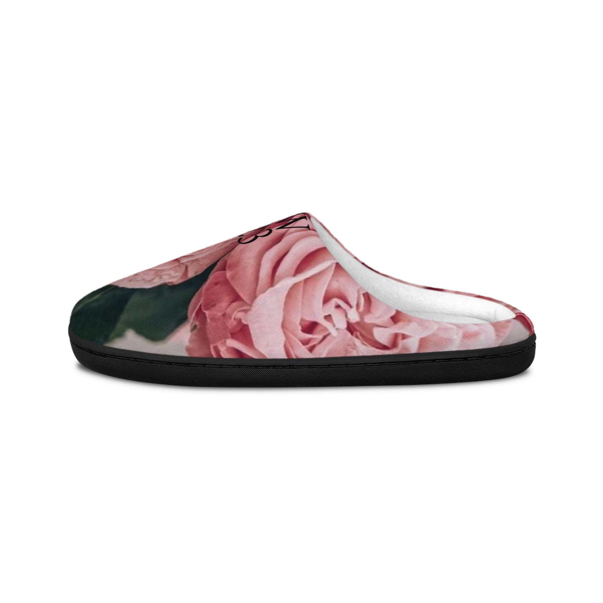 LW 123 Rose Floral Indoor Slippers — Pink Vintage Roses