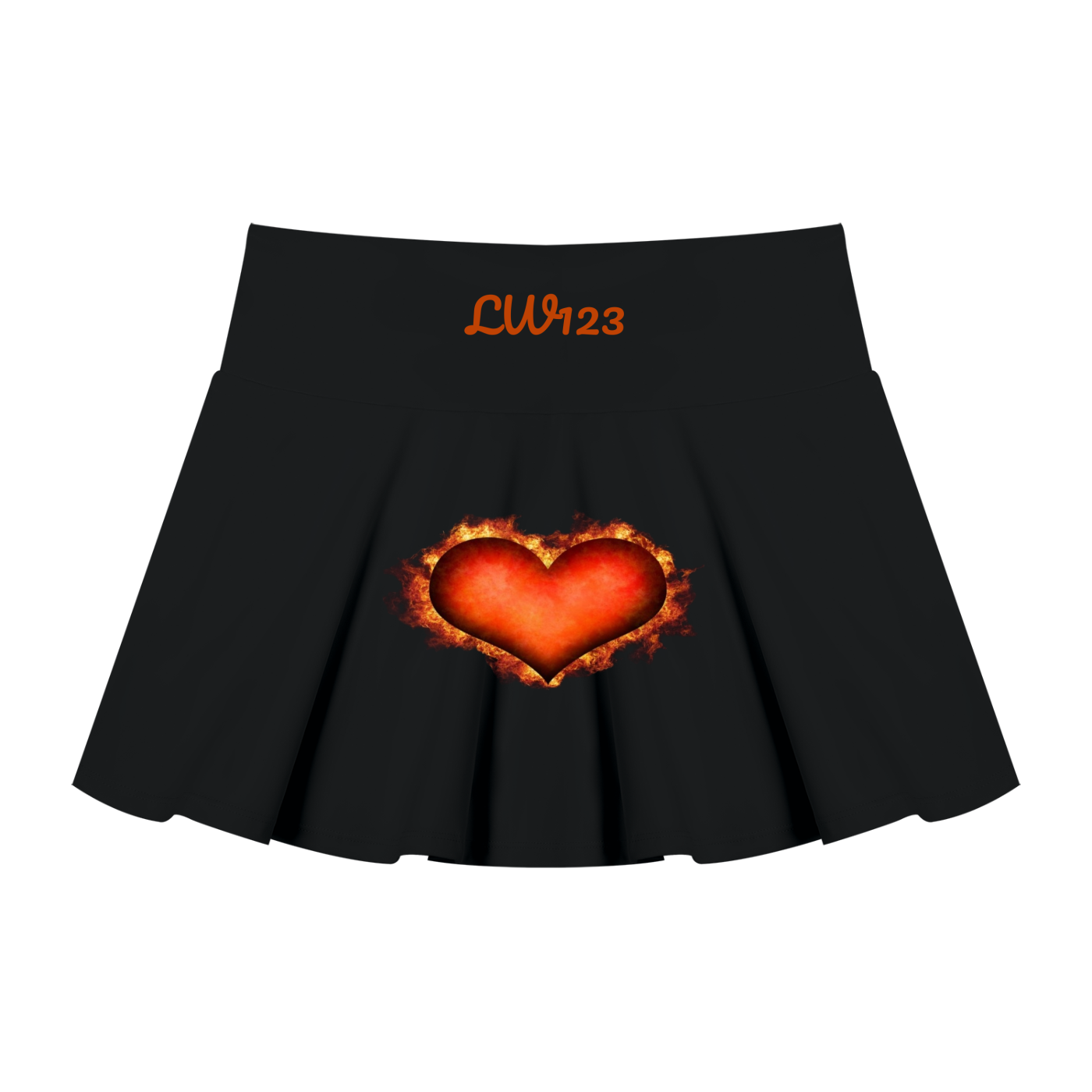 LW 123  Pleated A-Line Skirt