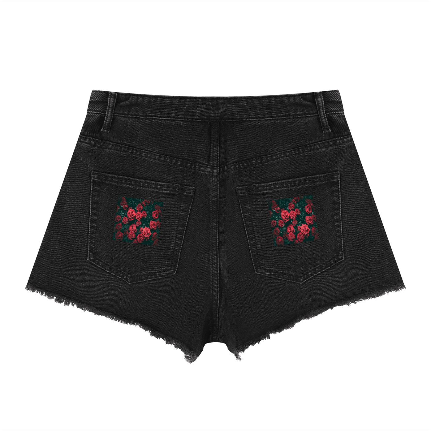 LW 123 Women’s Vintage Wash High Rise Denim Shorts