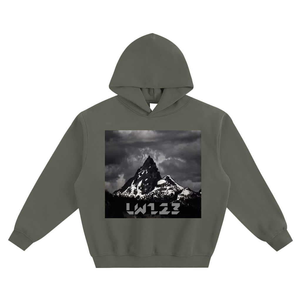 LW 123 Fleeced Boxy Hoodie