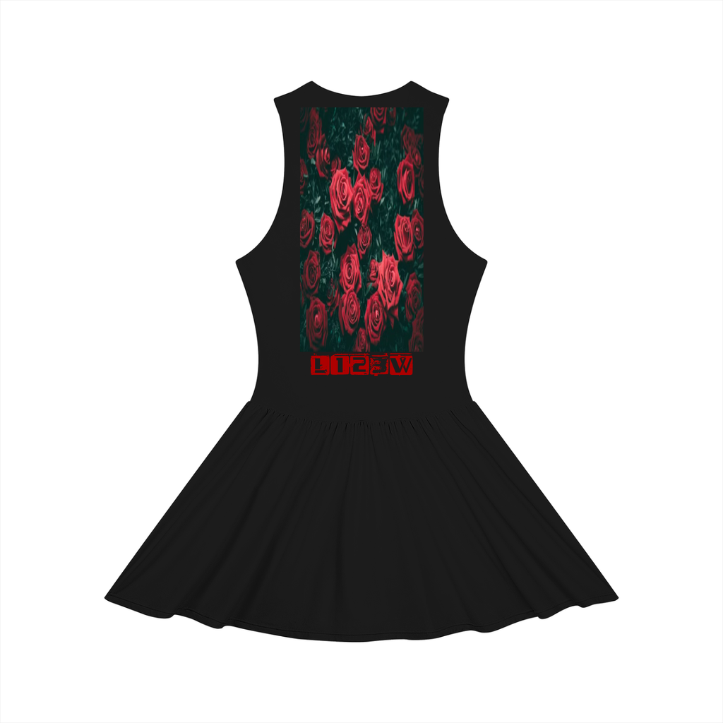 LW 123 Women’s Ruched Sleeveless Full-Zip Dress