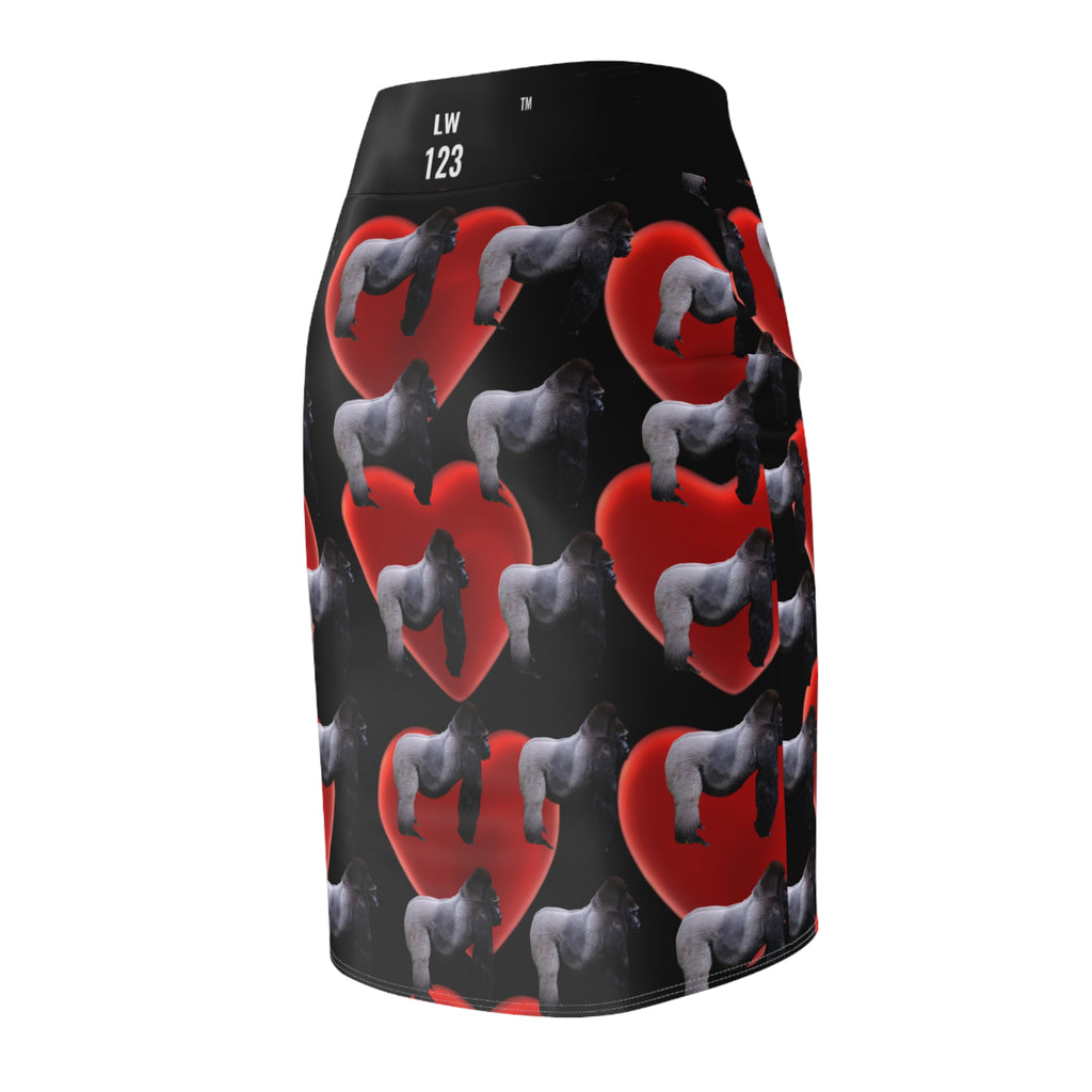 LW 123 Women's Pencil Skirt (AOP)