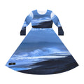 LW 123 Women's Long Sleeve Dance Dress (AOP)