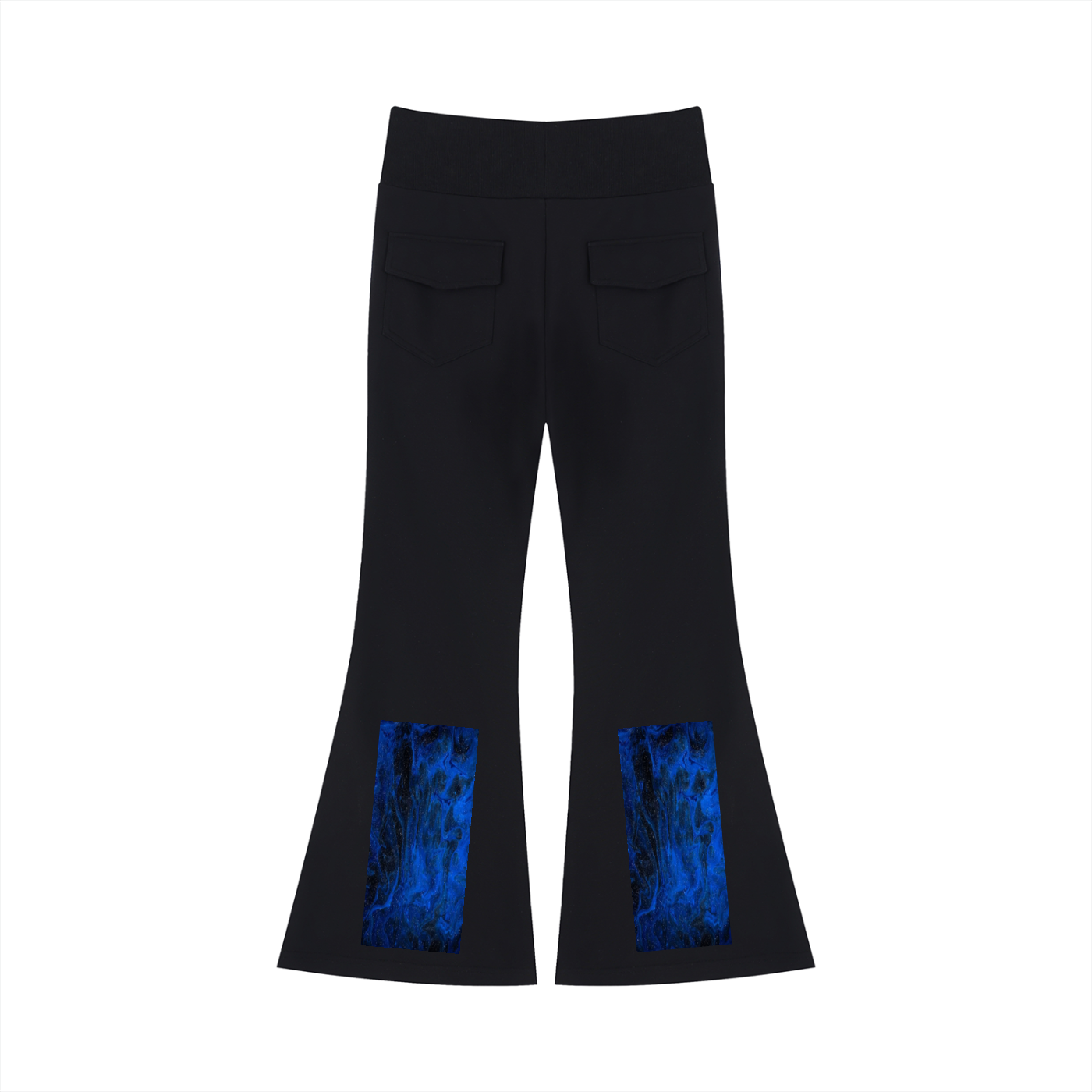 LW 123 Women's Drawstring Flared Leg Pants