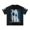 LW 123 Snow Washed Oversized Cotton T-Shirt