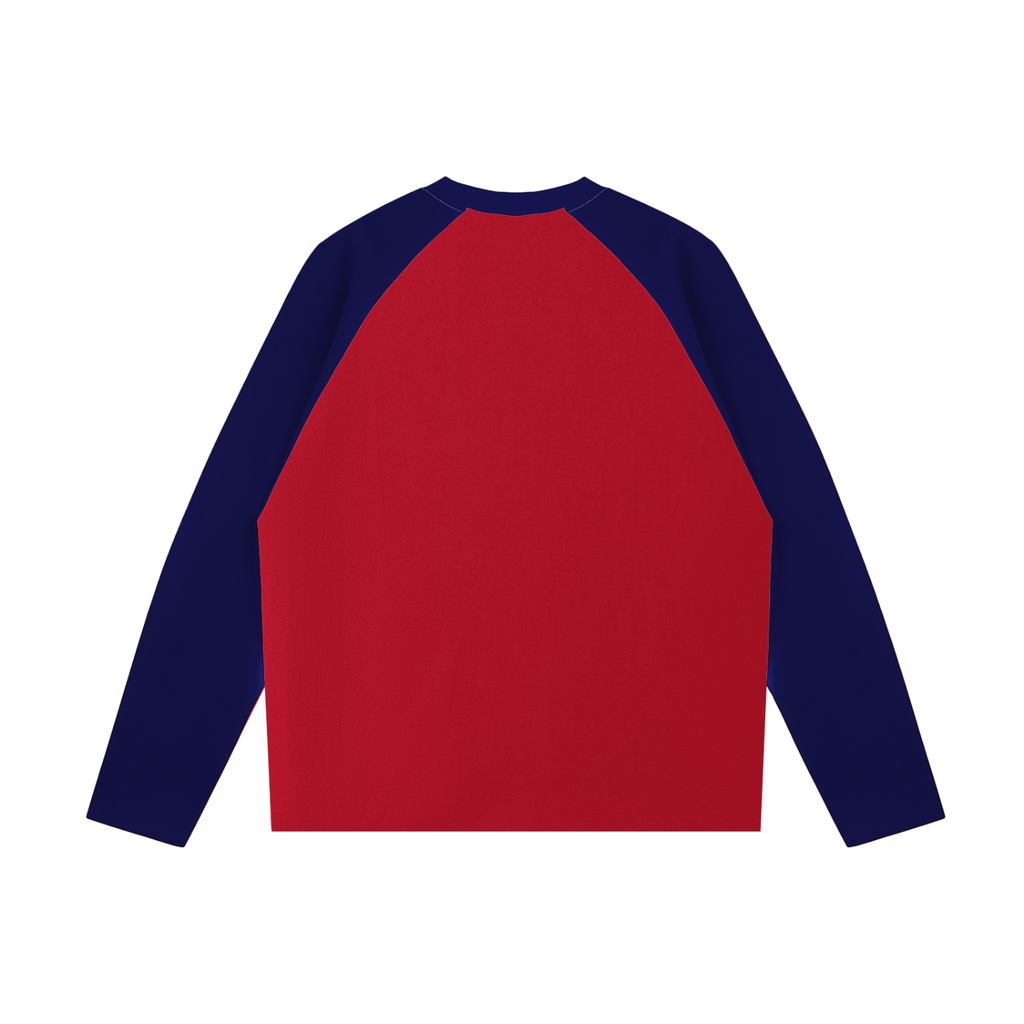 LW 123 Color-Blocked Raglan Long-Sleeve T-Shirt
