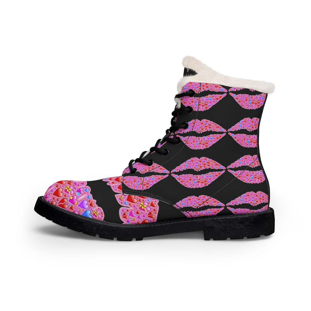 LW 123 Women's Fur and Leather Boots