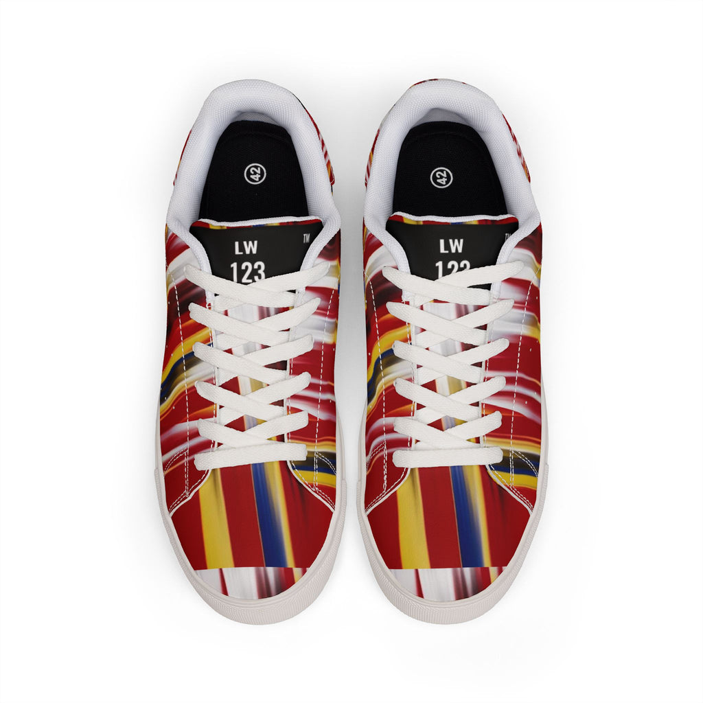 LW 123 Women's Low-Top Leather Sneakers