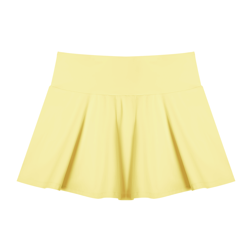 LW 123  Pleated A-Line Skirt