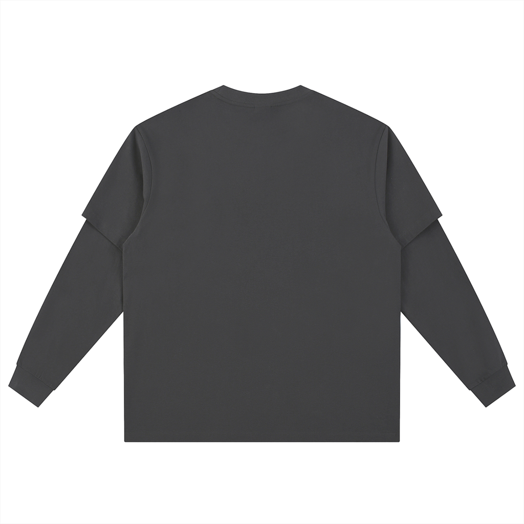 LW 123 Layered Long Sleeve Oversized Tee