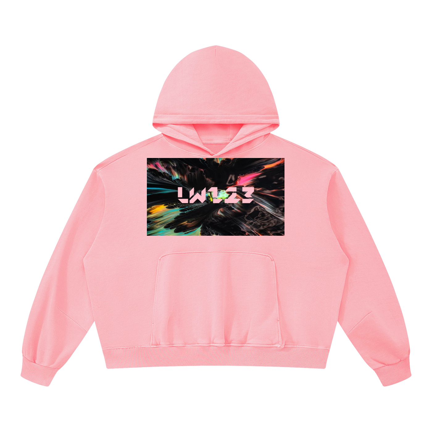 LW 123  Boxy Vintage Washed Hoodie