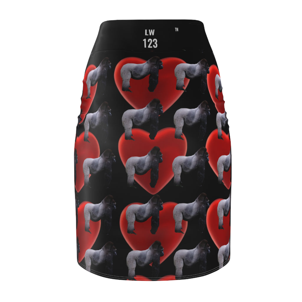 LW 123 Women's Pencil Skirt (AOP)