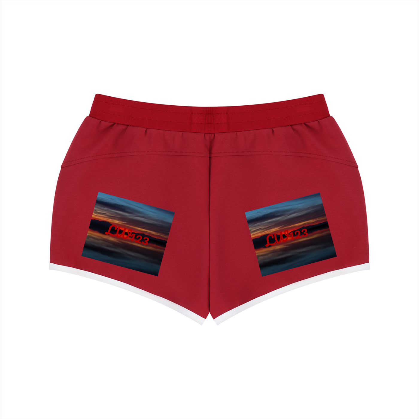 LW 123 Women's Retro Contrast Binding Shorts