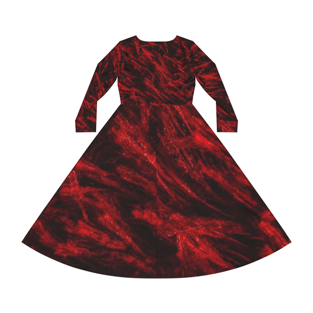 LW 123 Women's Long Sleeve Dance Dress (AOP)