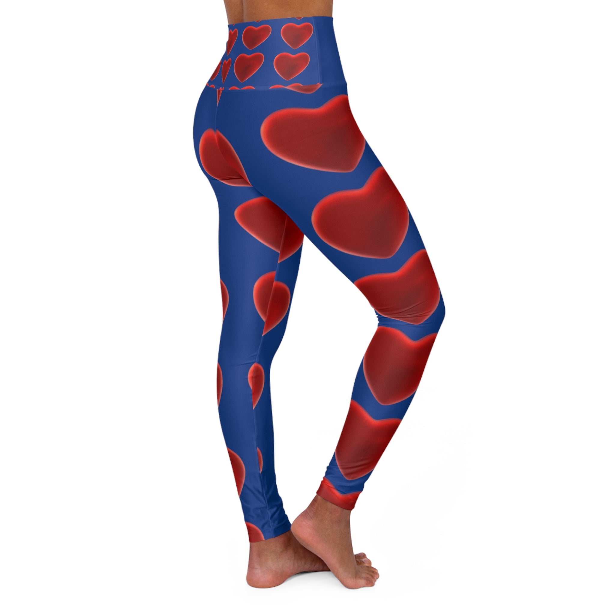 LW 123 High Waisted Yoga Leggings (AOP)