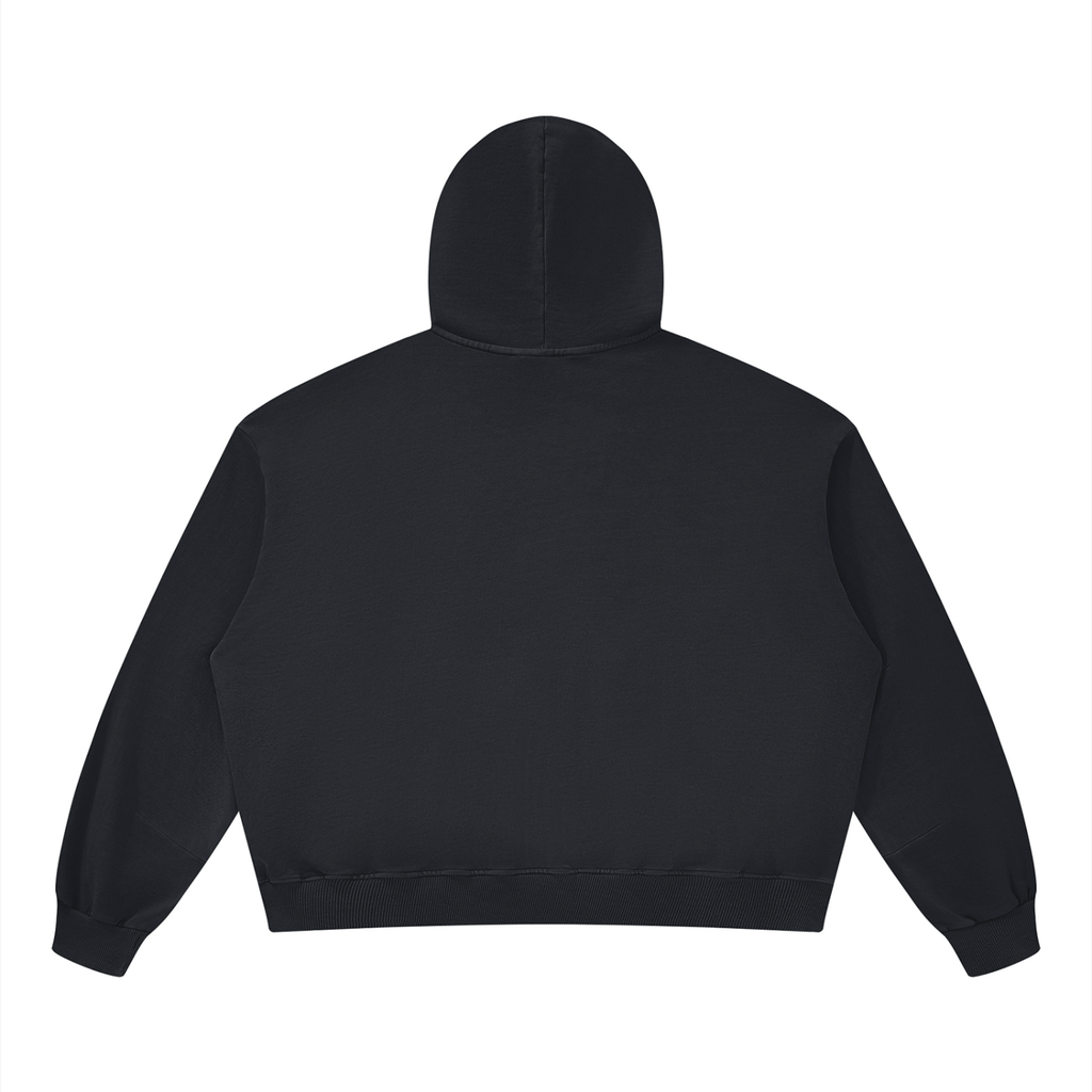 LW 123  Boxy Vintage Washed Hoodie