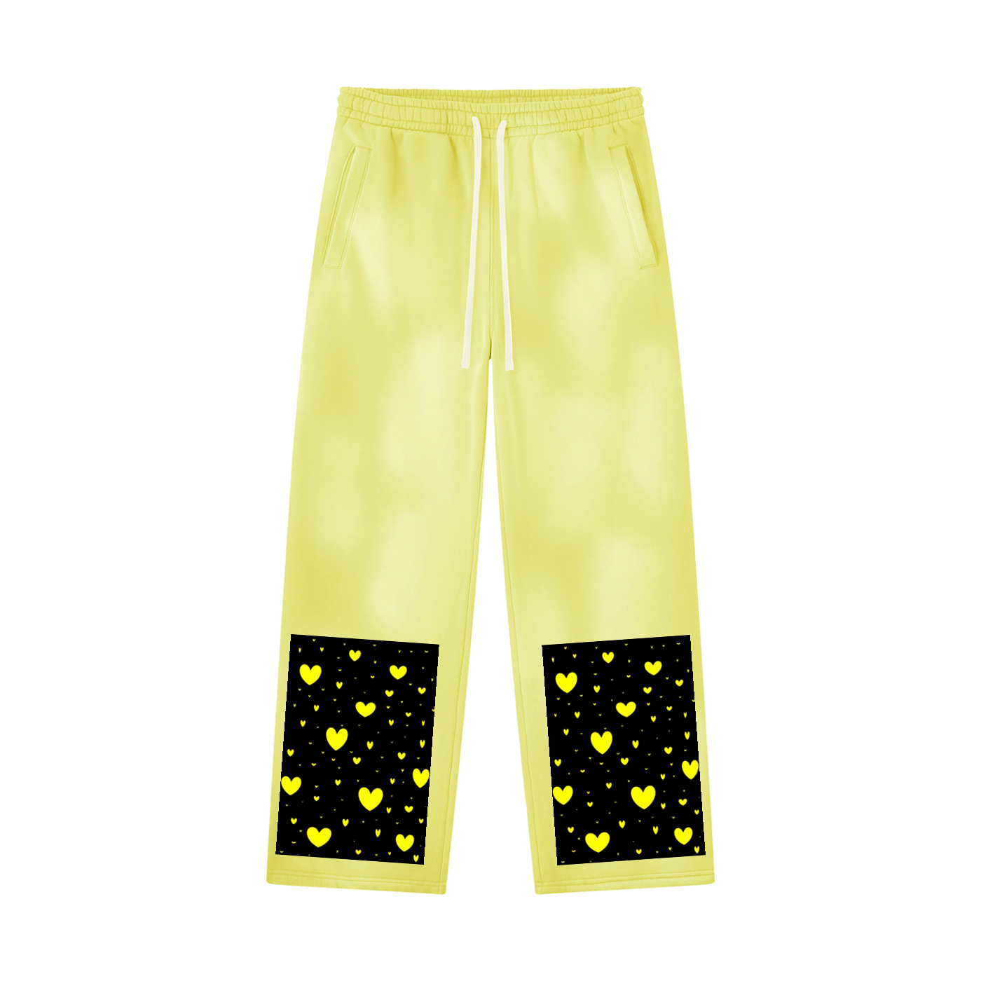 LW 123  Sunfade Wide Leg Fleece Sweatpants