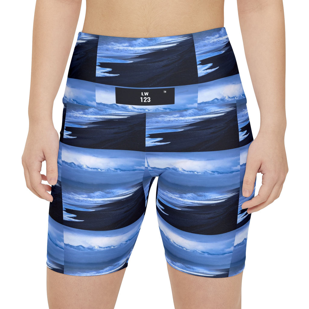 LW 123 Women's Workout Shorts (AOP)