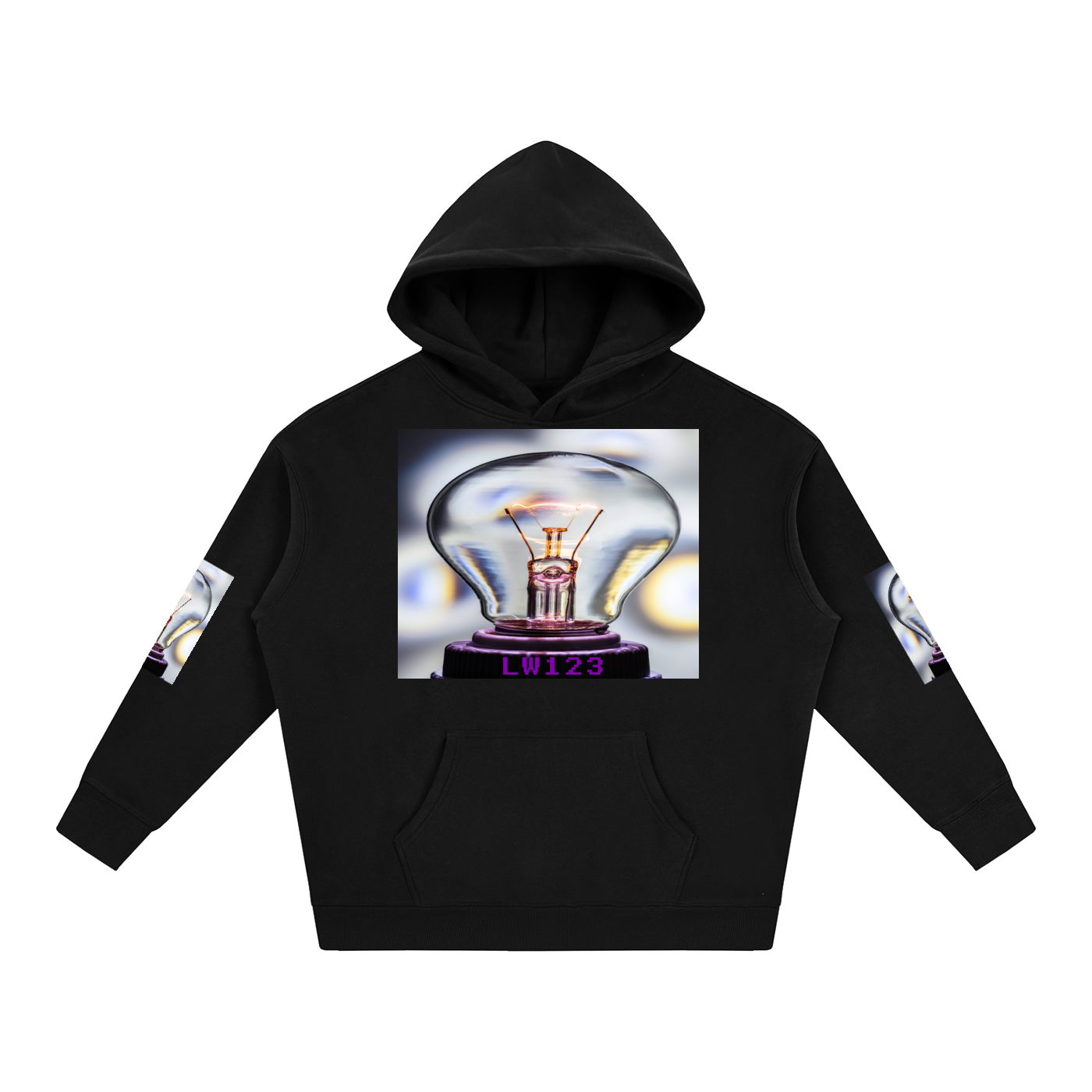LW 123 Oversize Fleeced Hoodie
