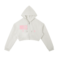 Essential Cropped Zip-Up Hoodie