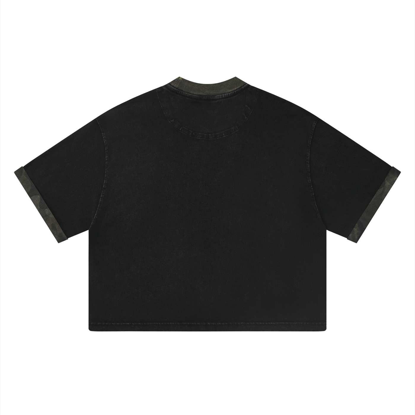 LW 123 Mineral Washed Boxy Panel T-Shirt