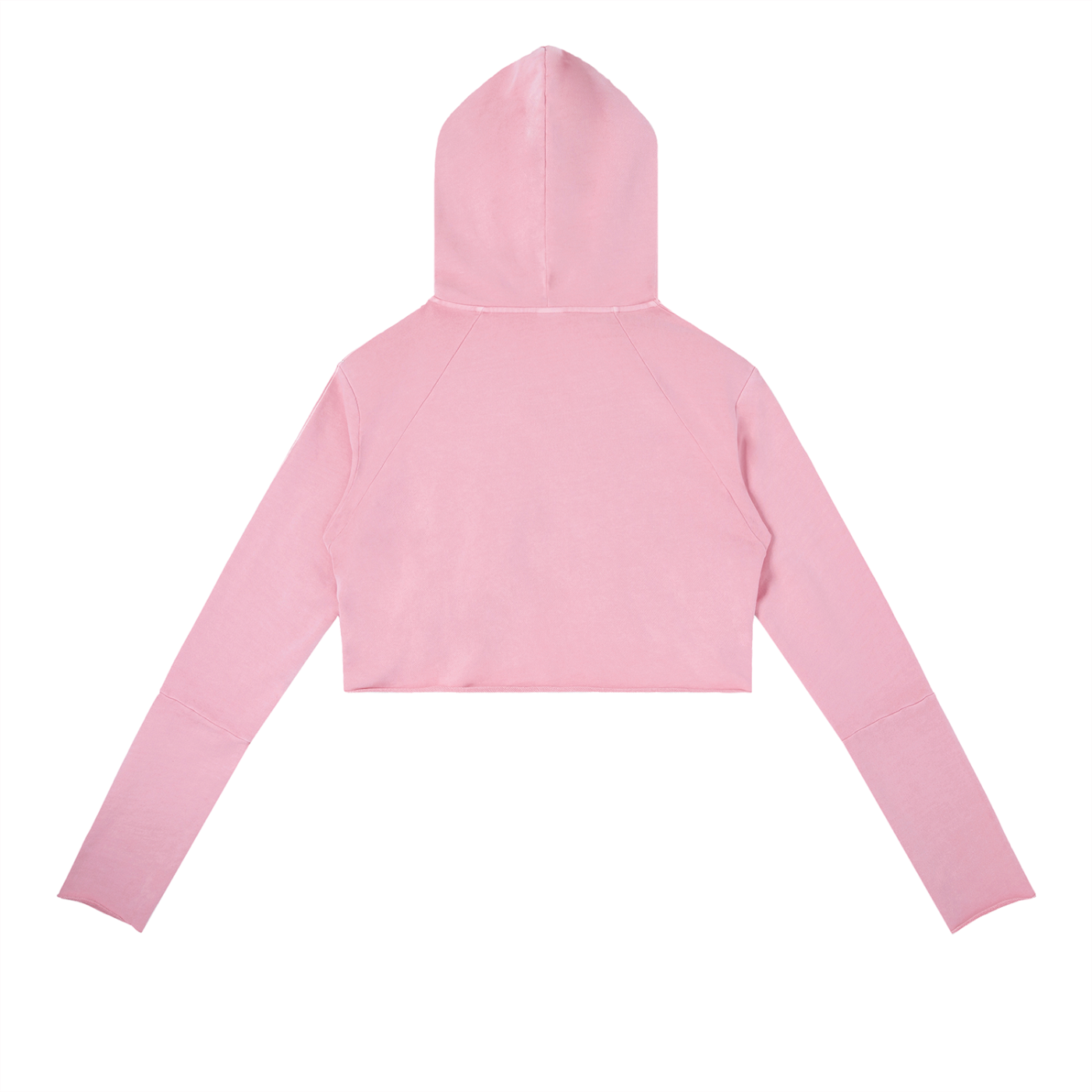Vintage Washed Raw Edge Hoodie