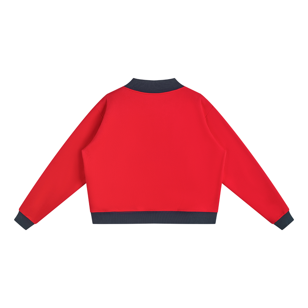 LW 123 Women’s Mock Neck Crewneck Sweatshirt