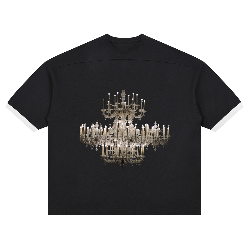 LW 123  Color Block Drop Shoulder T-Shirt