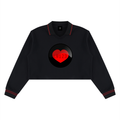 LW 123 Women’s Crop Collared Sweatshirt