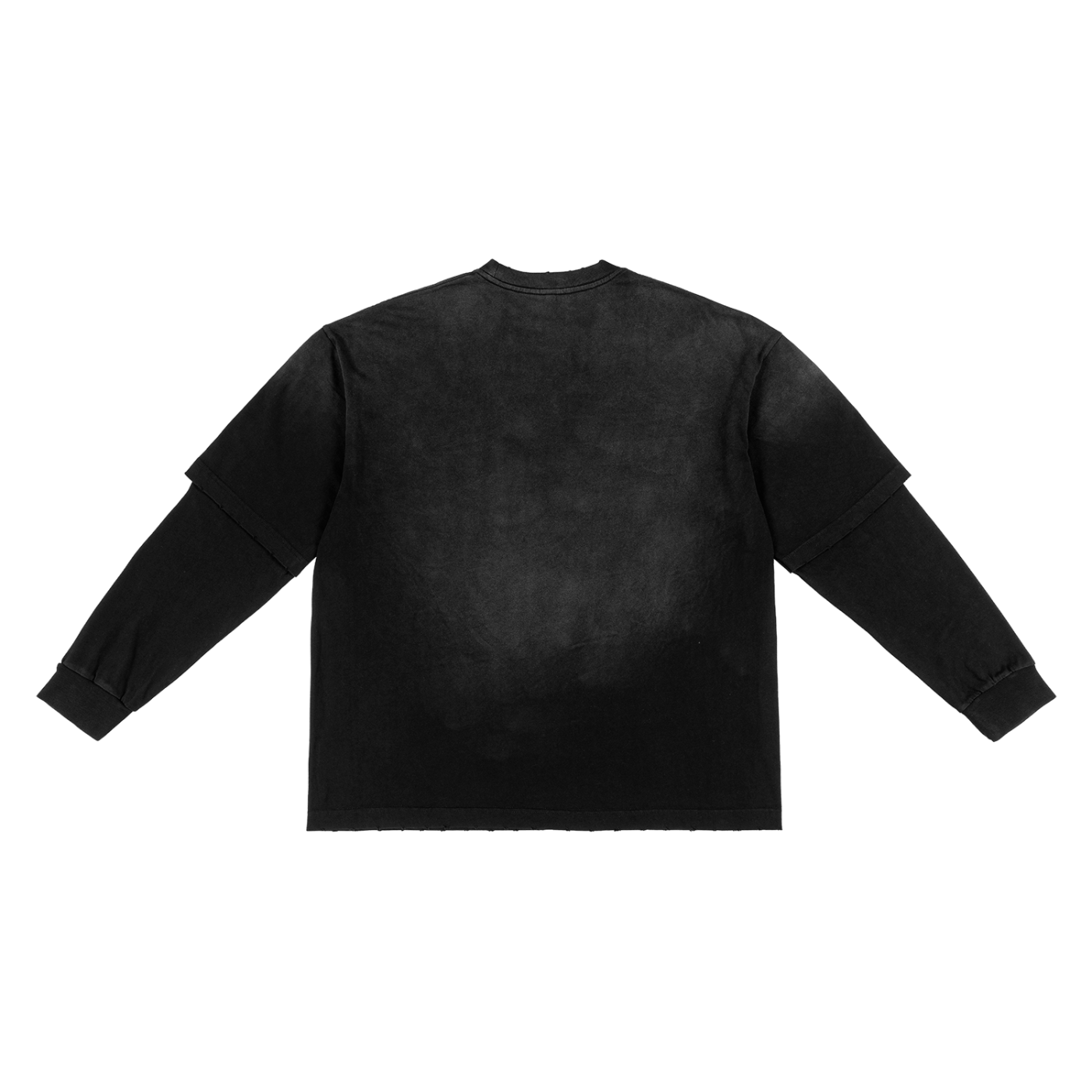 LW 123 Sunfade Hand-Frayed Faux Two-Piece T-Shirt