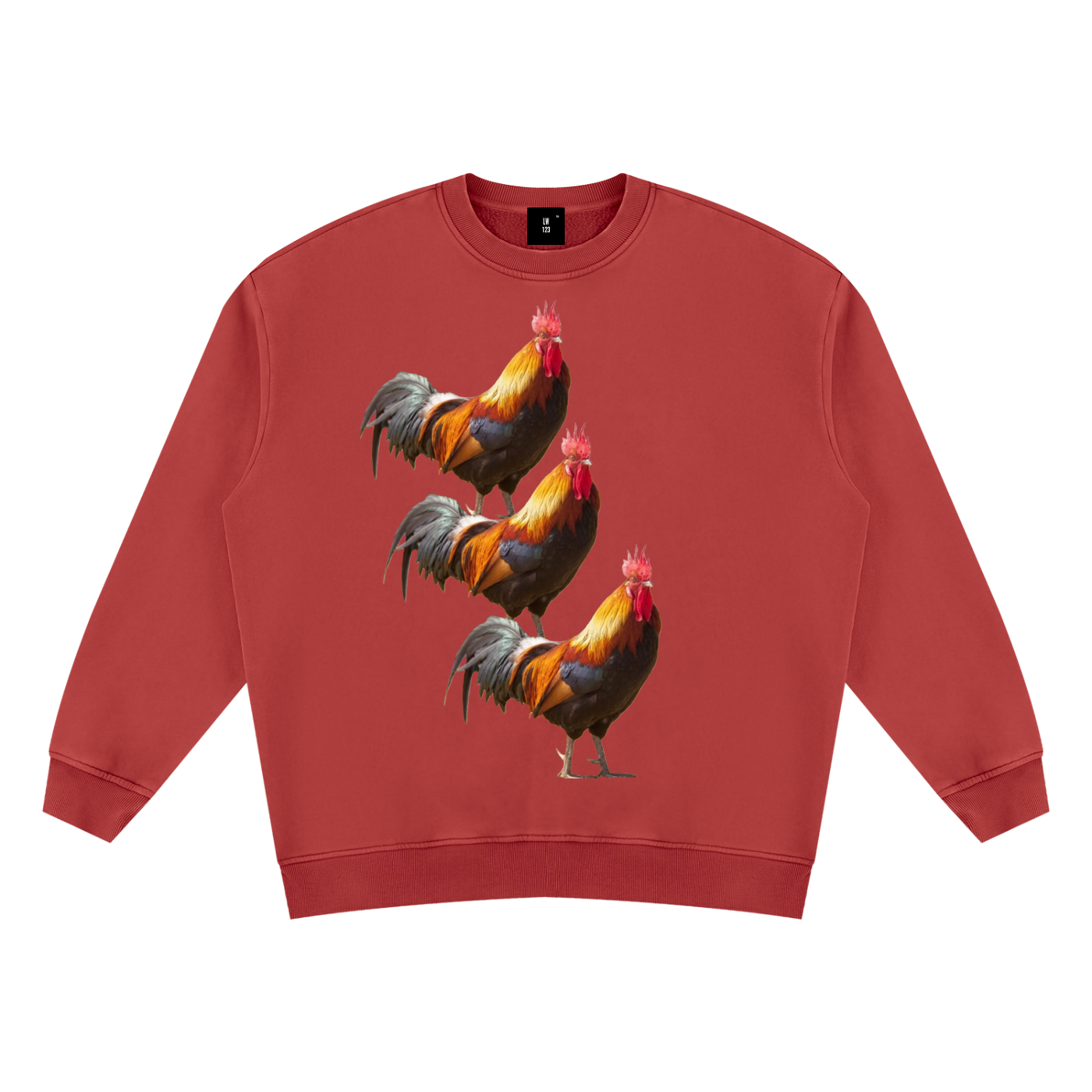 LW 123  Vintage Wash Fleece Sweatshirt