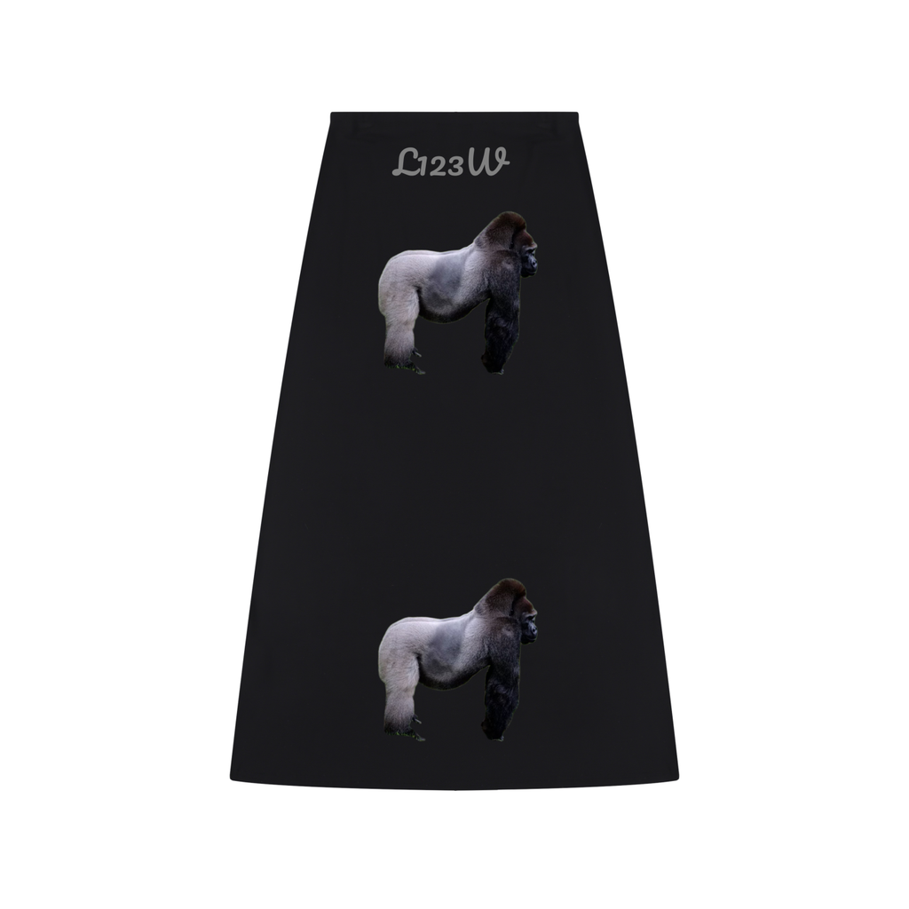 Women's Solid Color Knit Maxi Skirt