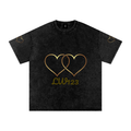 LW 123 Snow Washed Oversized Cotton T-Shirt