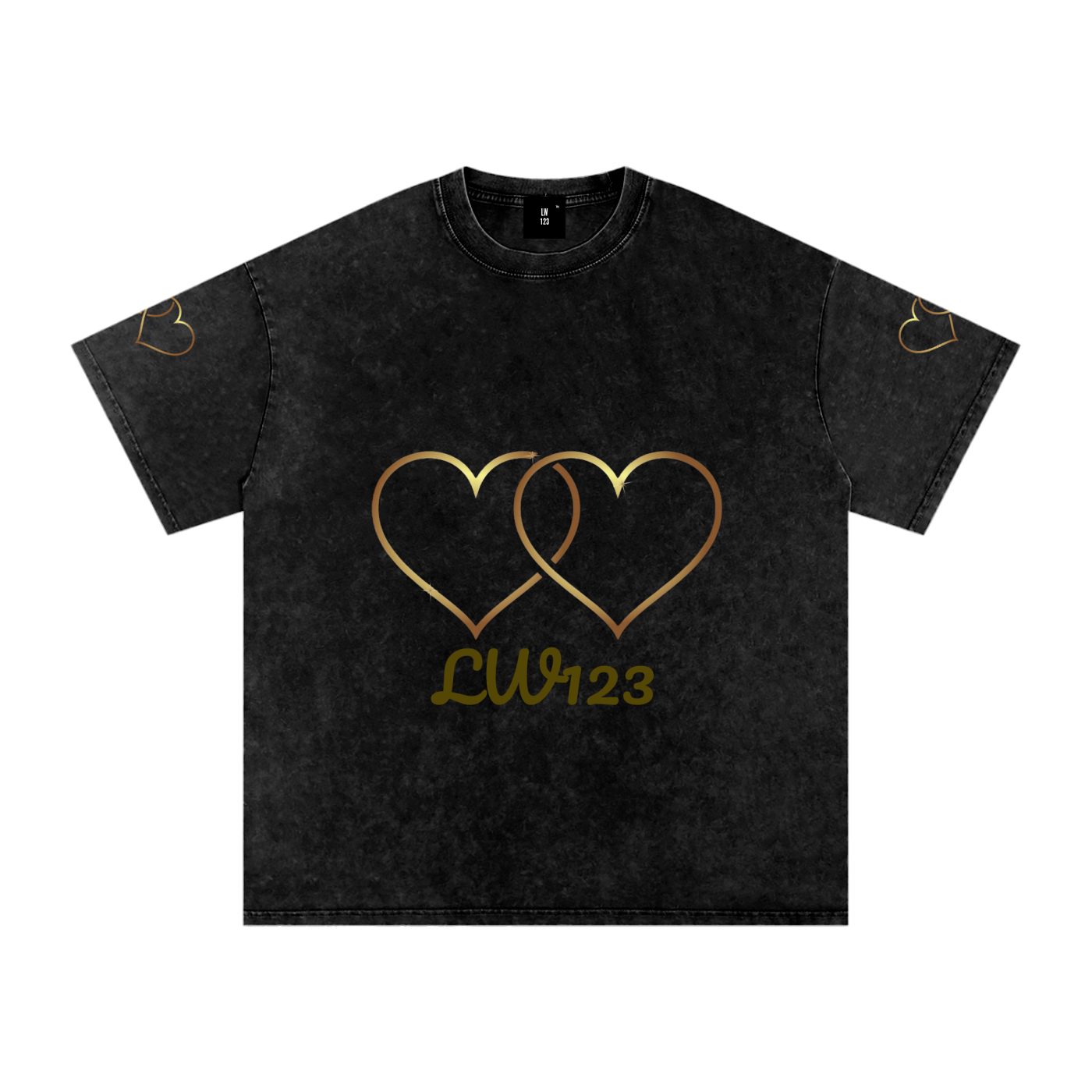 LW 123 Snow Washed Oversized Cotton T-Shirt
