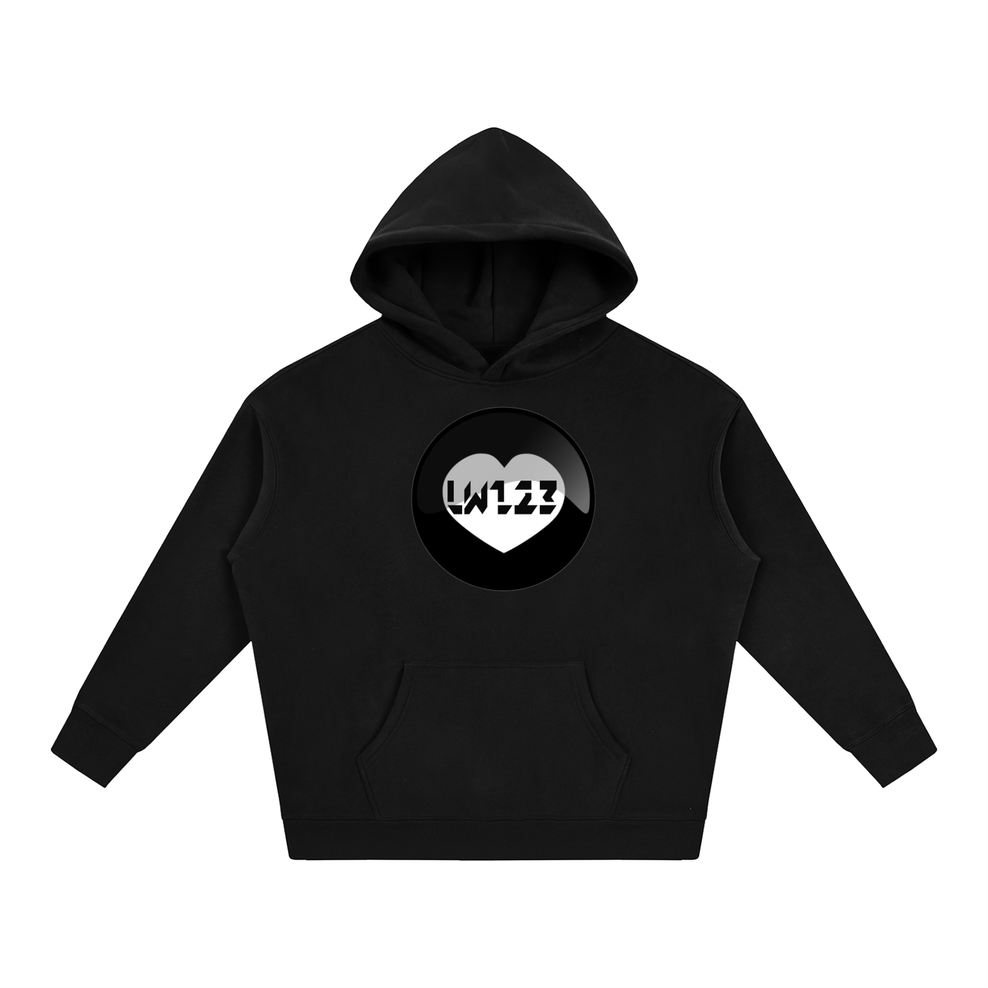 LW 123 Oversize Fleeced Hoodie