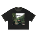 LW 123 Mineral Washed Boxy Panel T-Shirt